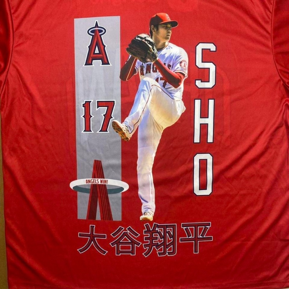 Shohei Ohtani - LA Angeles baseball promo shirt‎